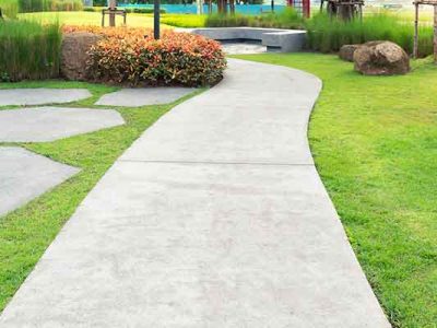 New Concrete Walkway